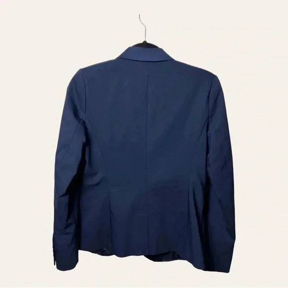 1190. APT. 9 “TORIE” BLAZER SINGLE BUTTON NAVY BLUE IN COLOR SIZE 4 BUTTON - Picture 6 of 9
